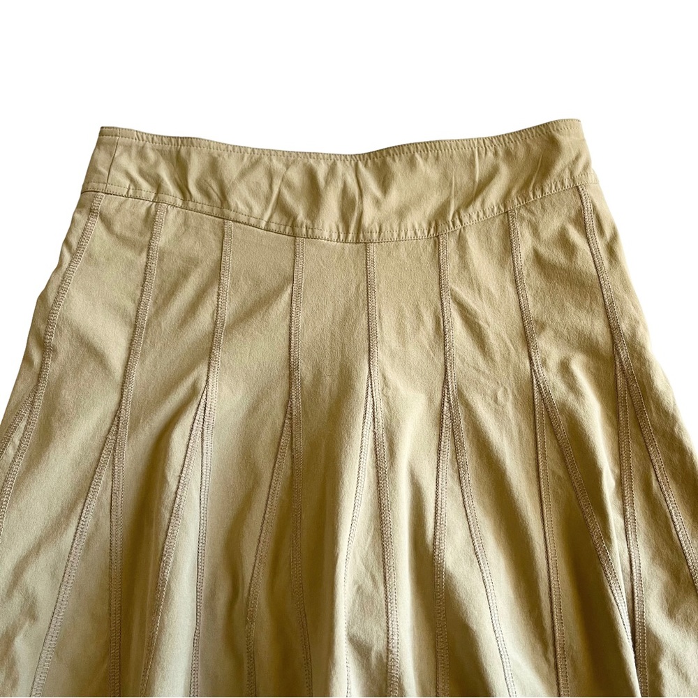 Athleta Wear About Skorts Size 0 Tan Pleated Stretch Academia Preppy Sports - Picture 2 of 9